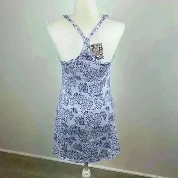 EVCR Purple Floral Tennis Bodysuit Dress NWT - Picture 4 of 7
